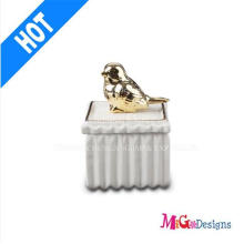 Ceramic Bird Jewelry Box Casamento Gift Wholesale Christmas Art